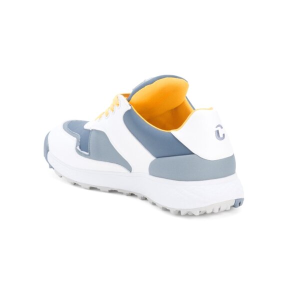 DUCA DEL COSMA White/grey Men's Made In Portugal Pagani Golf Sneakers - Picture 2 of 2